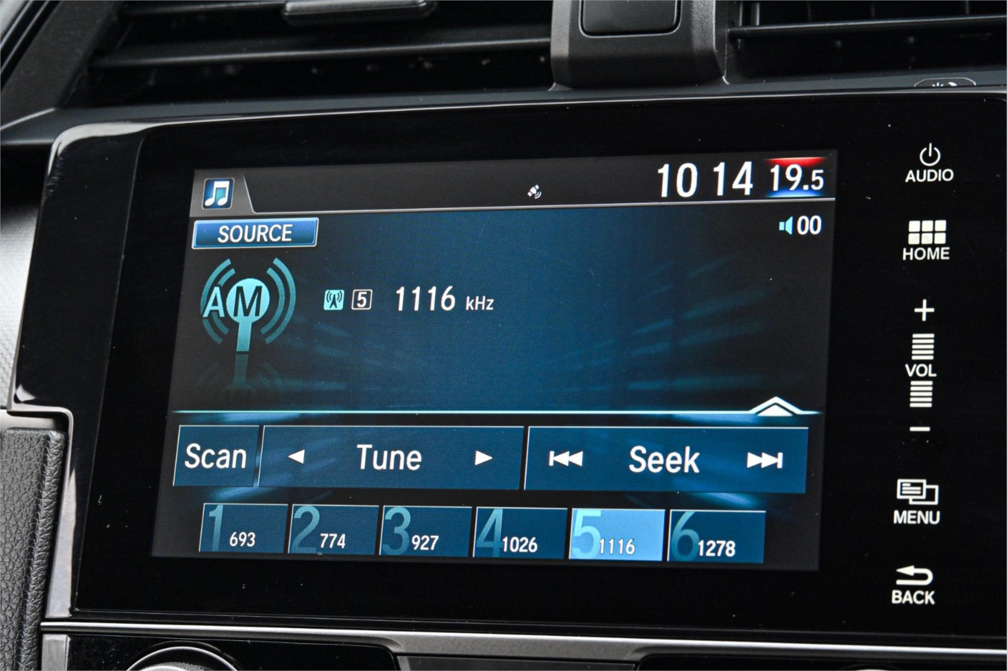 2019 HONDA CIVIC MY18 VTi CONTINUOUS VARIABLE 5D HATCHBACK