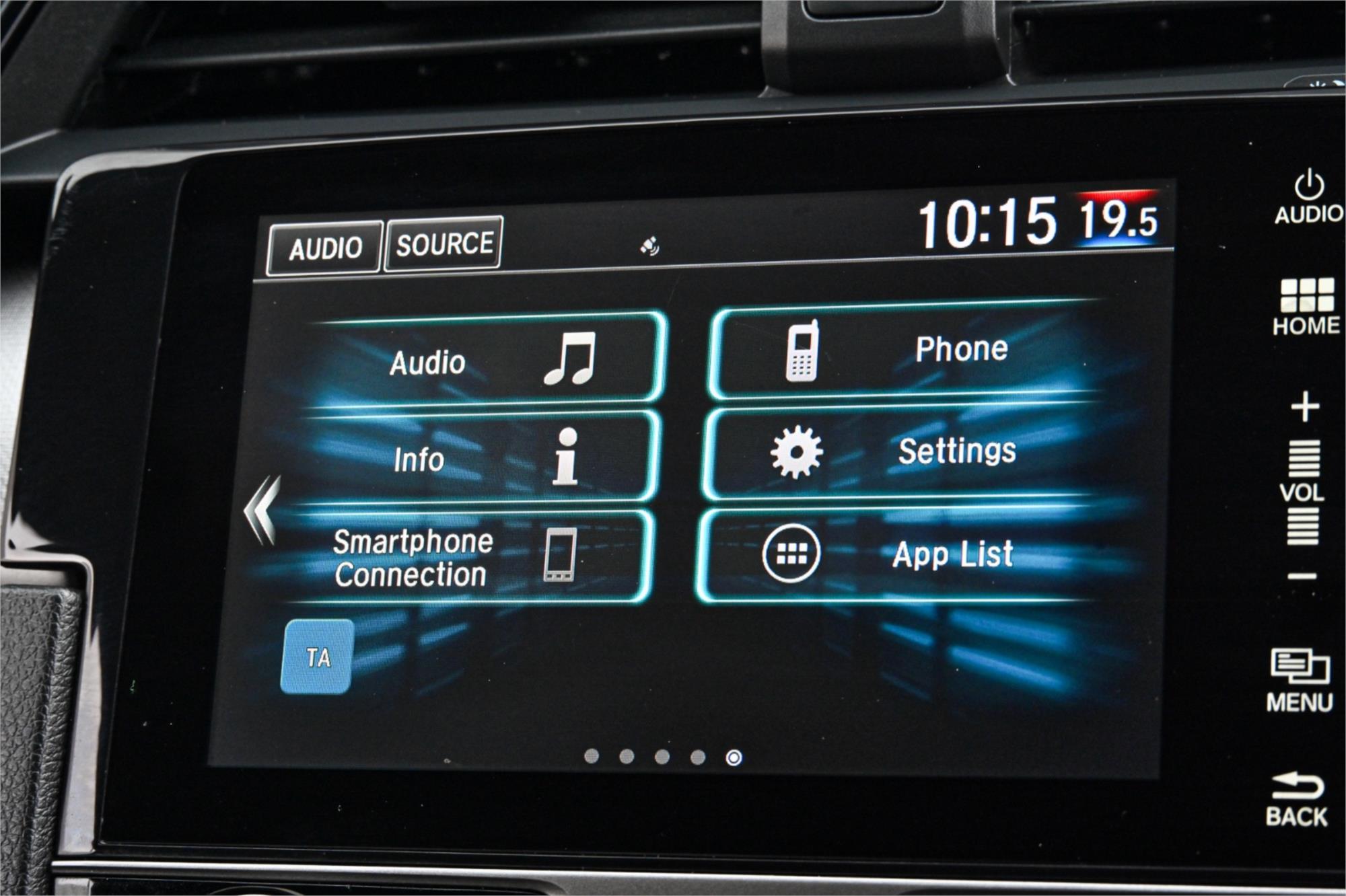 2019 HONDA CIVIC MY18 VTi CONTINUOUS VARIABLE 5D HATCHBACK