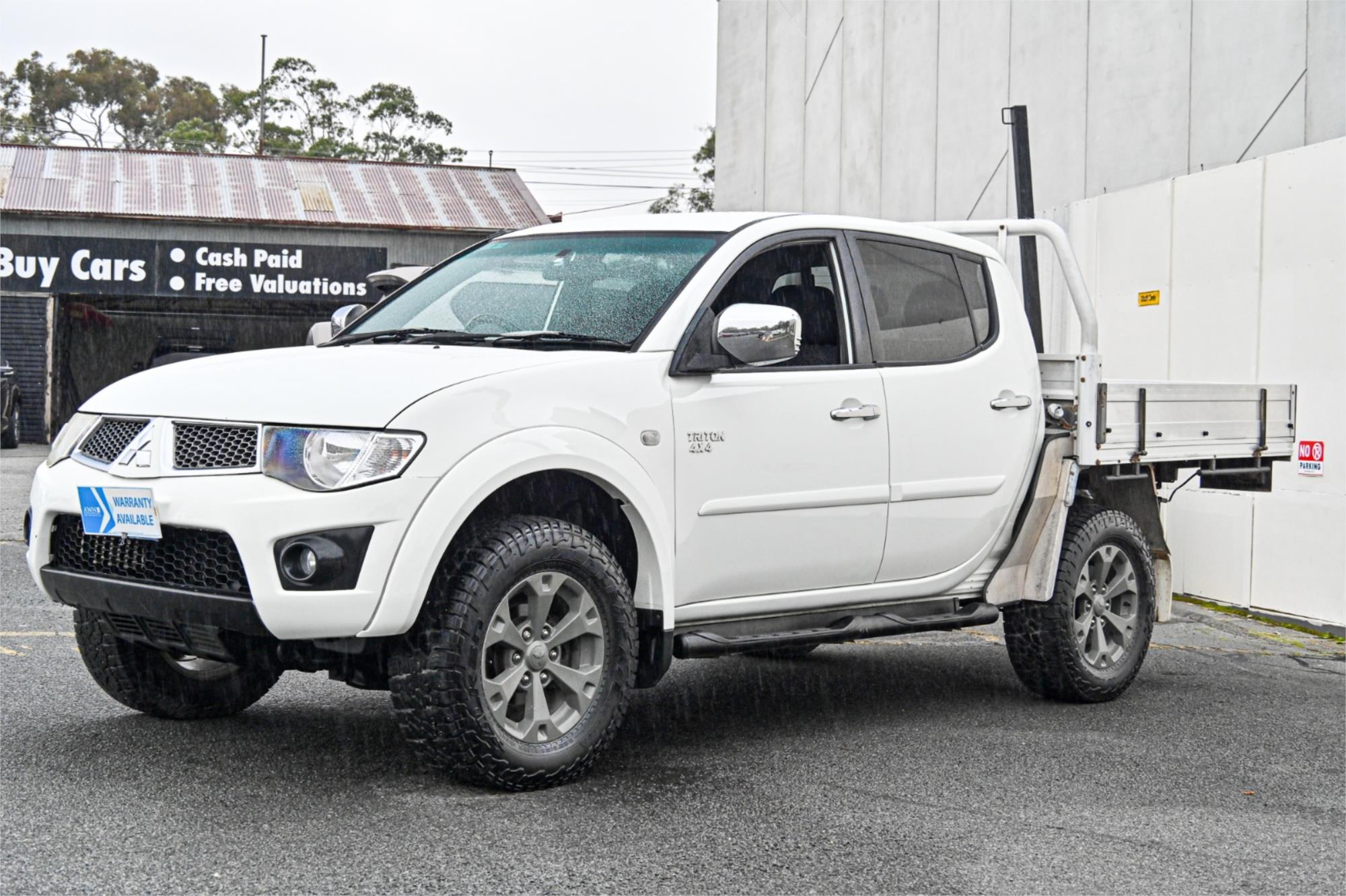 2012 MITSUBISHI TRITON MN MY12 GLX-R (4x4) 5 SP AUTOMATIC (4X4) DOUBLE CAB UTILITY