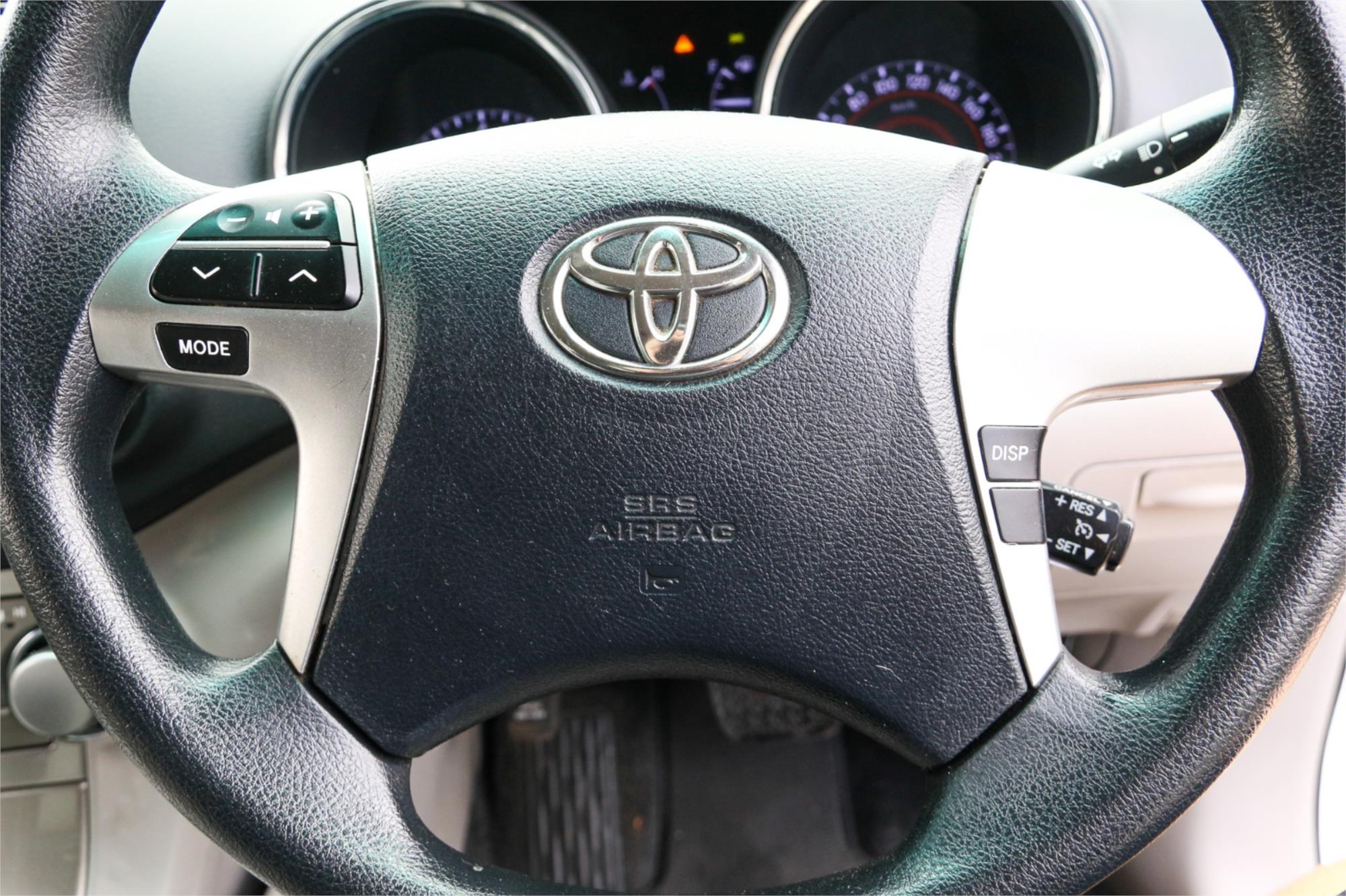 2013 TOYOTA KLUGER GSU40R MY13 UPGRADE KX-S (FWD) 5 SP AUTOMATIC 4D WAGON