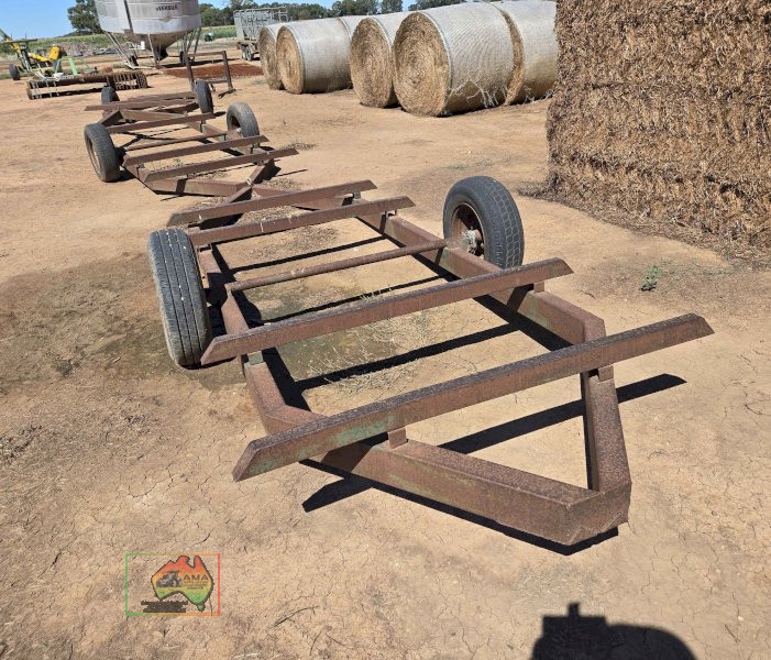 HAY TRAILERS X 4 AND 3PL FORK SET