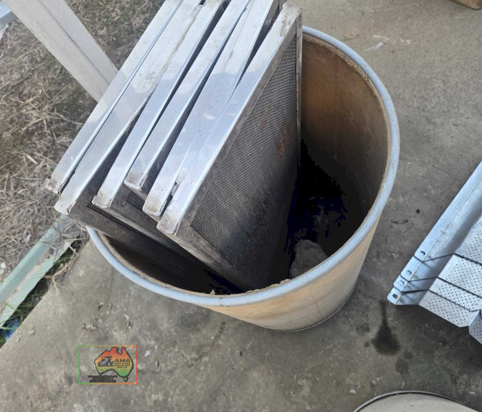 STAINLESS STEEL GRAIN SIEVE SCREENS X 6