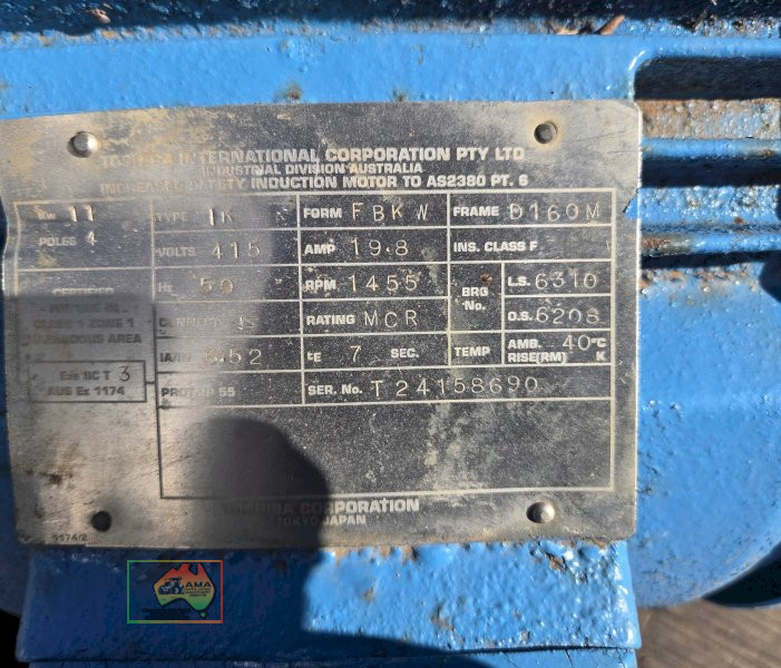 REFURBISHED 3PH 11KW ELECTRIC MOTOR