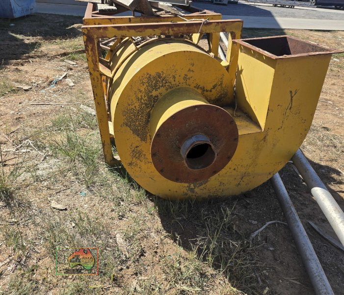 (11606) INDUSTRIAL ROTARY GRAIN DRYER / COOLING DRUM – PROCESSING PLANT EQUIPMENT