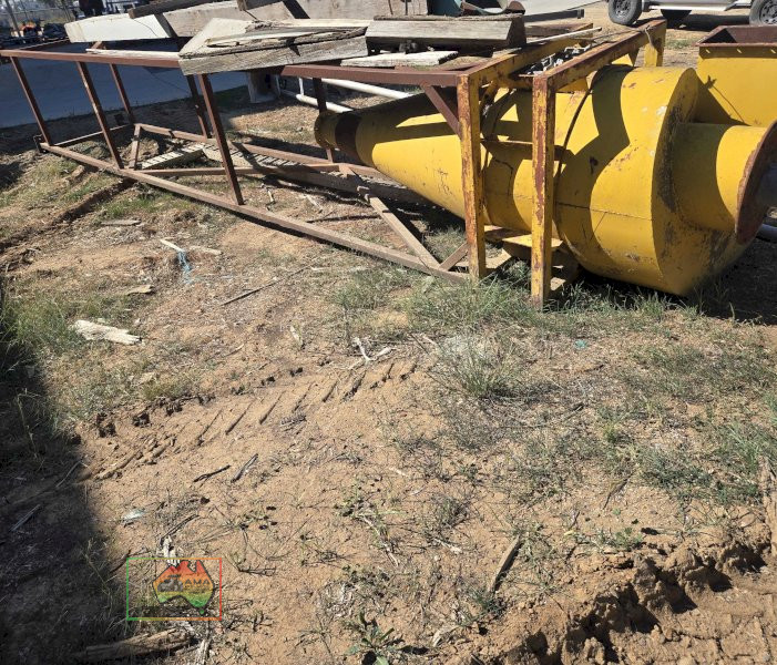 (11606) INDUSTRIAL ROTARY GRAIN DRYER / COOLING DRUM – PROCESSING PLANT EQUIPMENT