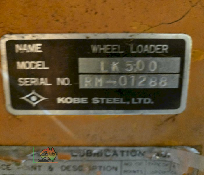 1995 KOBELCO LK-500 ARTICULATED LOADER