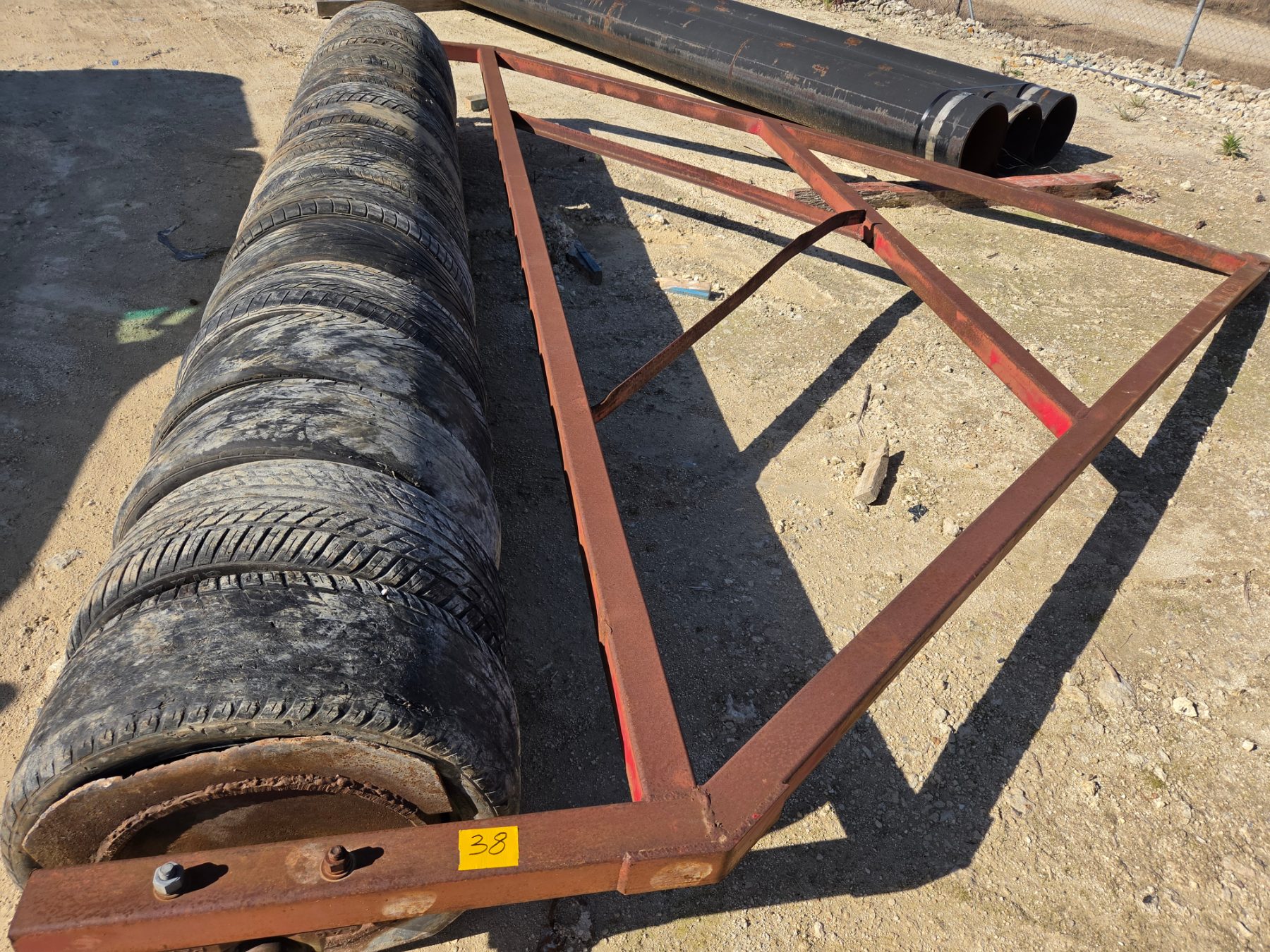 RUBBER TYRE ROLLER - 4.4M WIDE