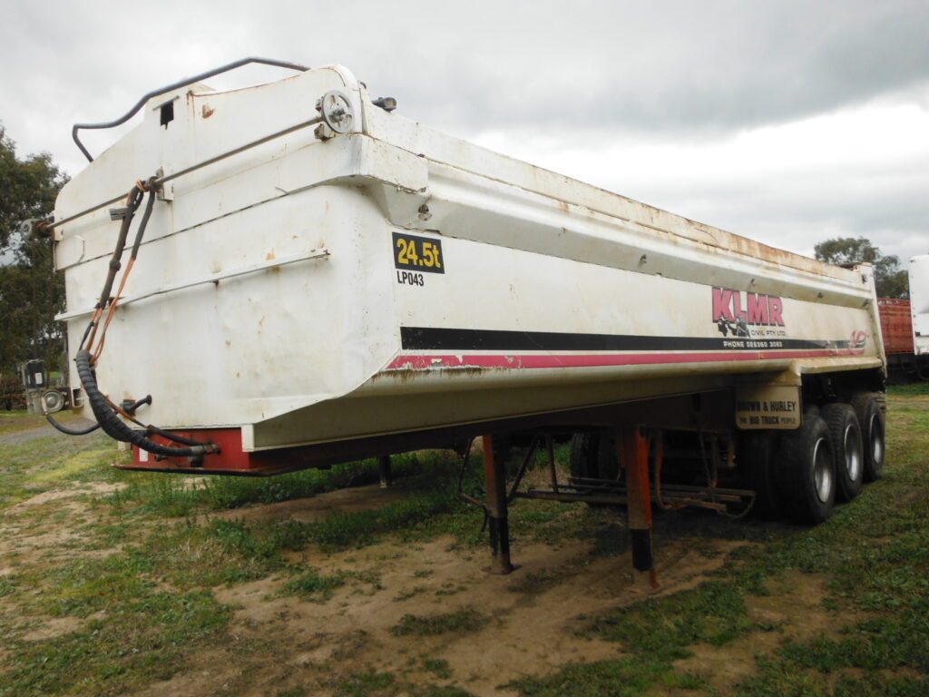 29FT TRI-AXLE TIPPER TRAILER
