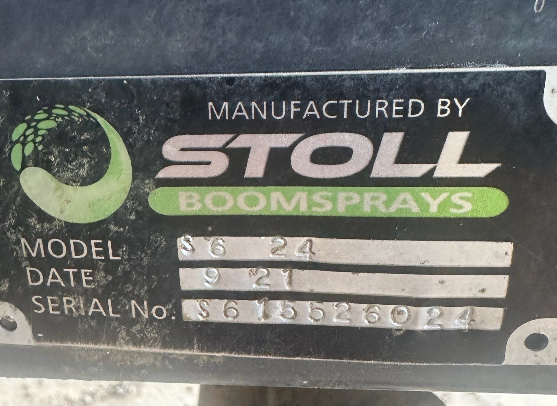 2021 STOLL S6 24M BOOM SPRAYER