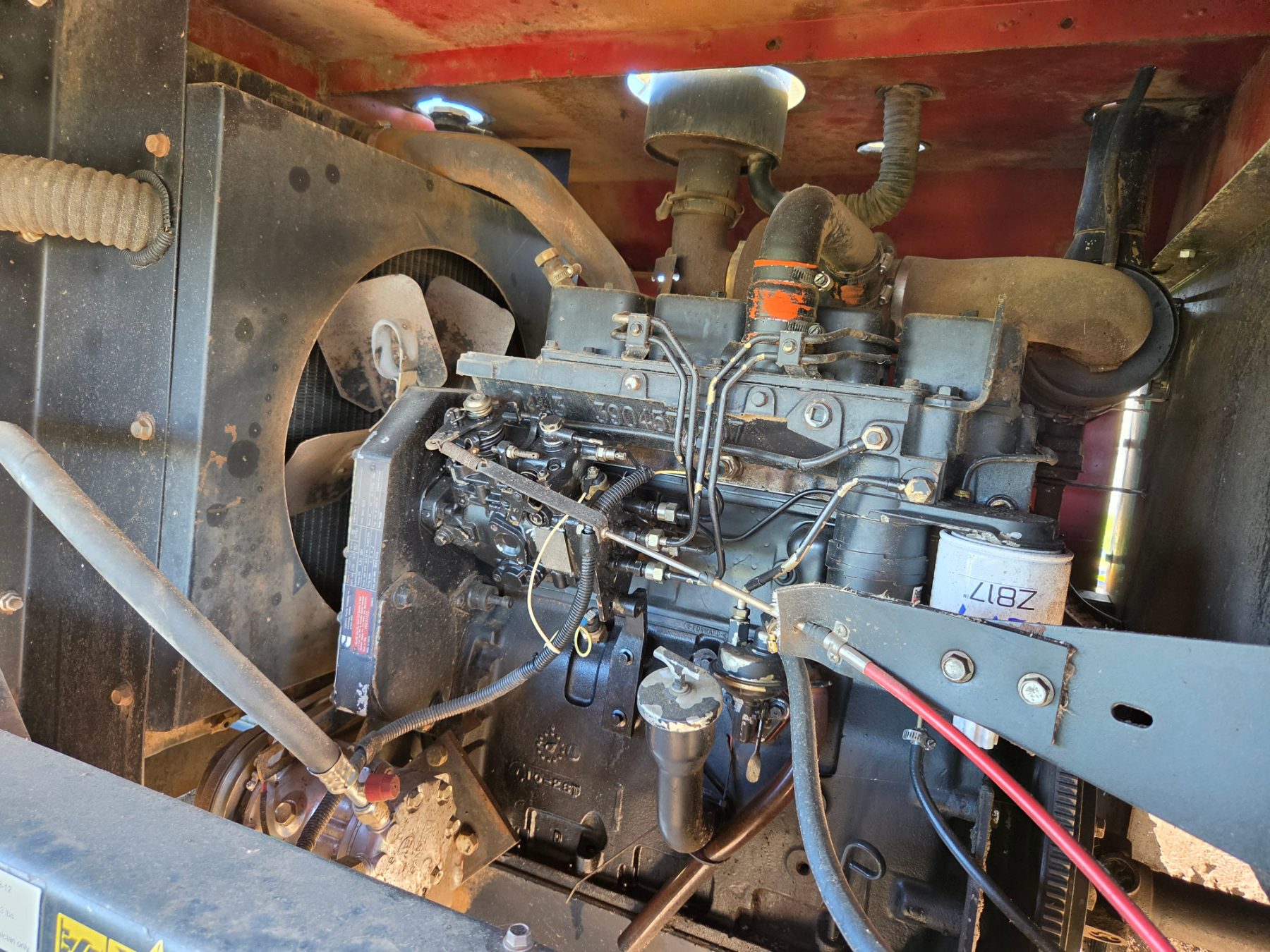 1995 MACDON 9000 SWATHER WITH HAYBINE FRONT