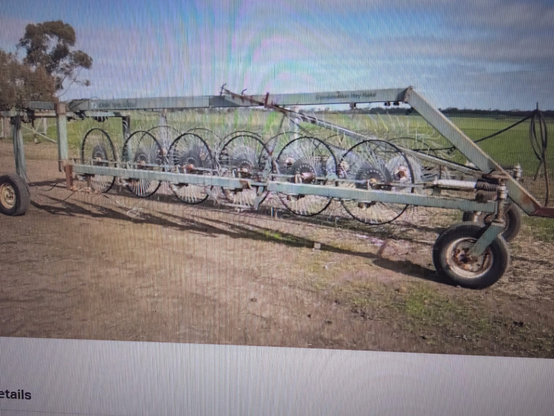 JOHN SHEARER V10 TRAILING HAY RAKE