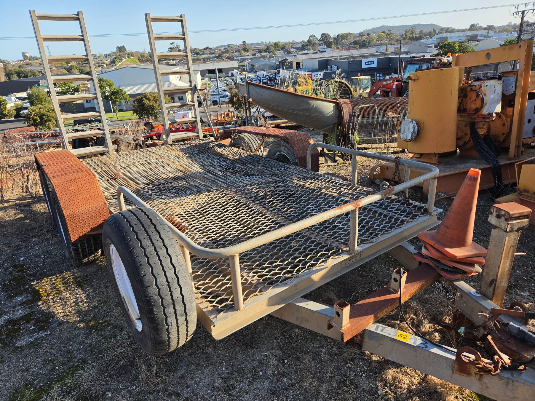 GALV. 12X6 TAG TRAILER