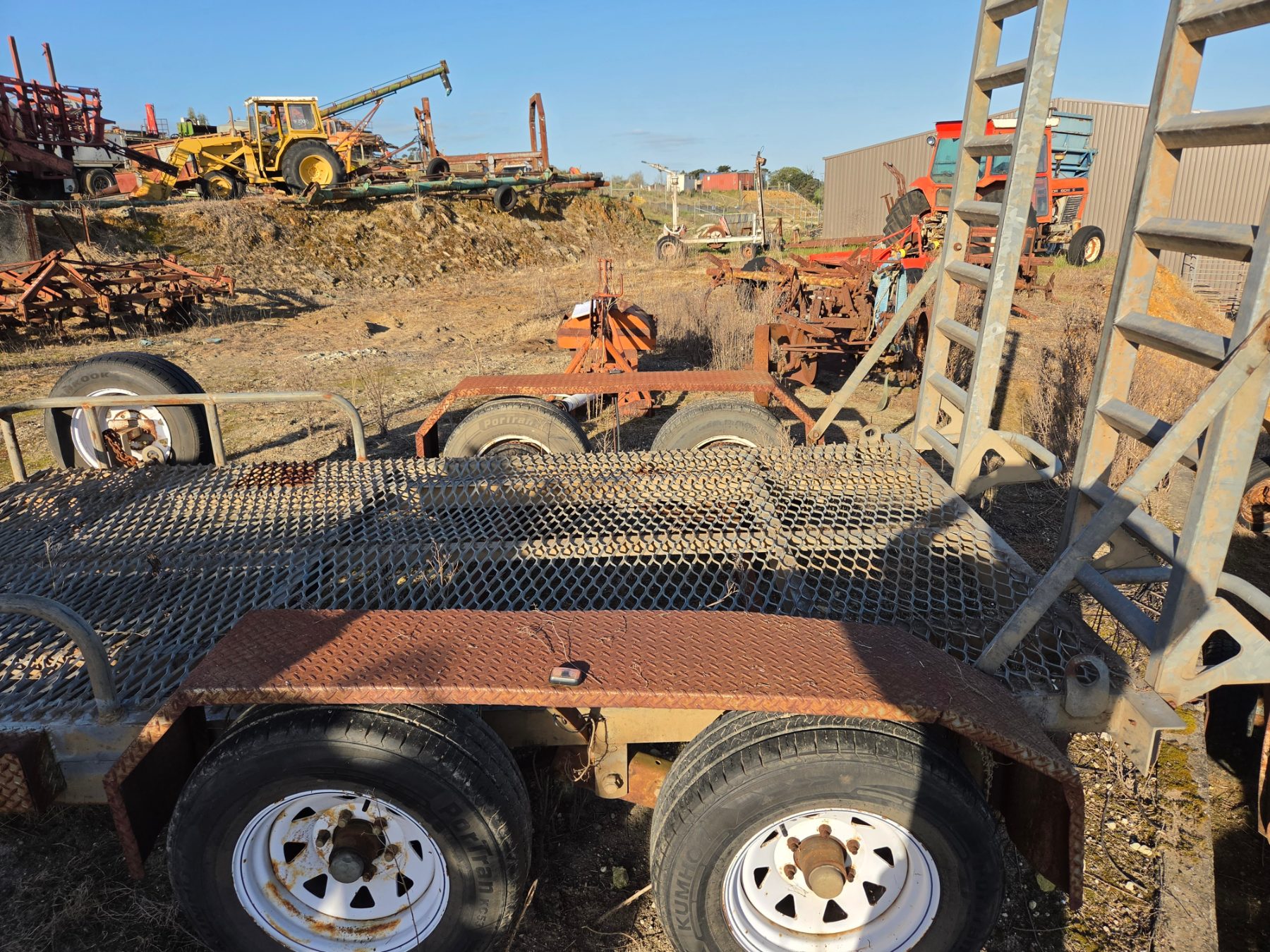 GALV. 12X6 TAG TRAILER
