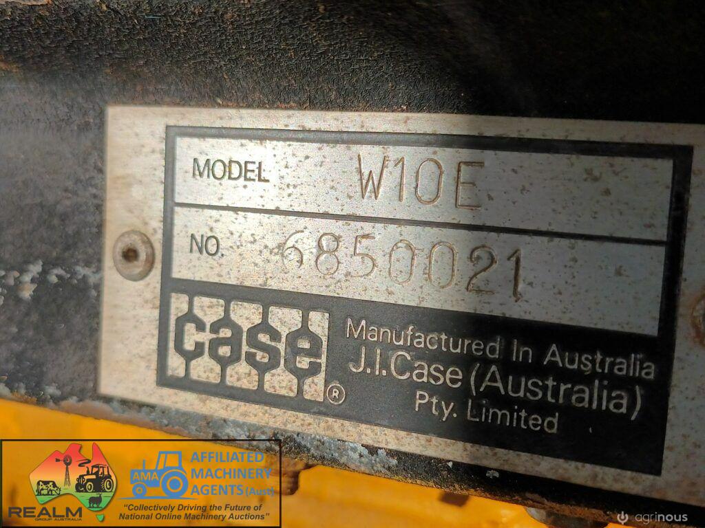 CASE W10E INDUSTRIAL LOADER