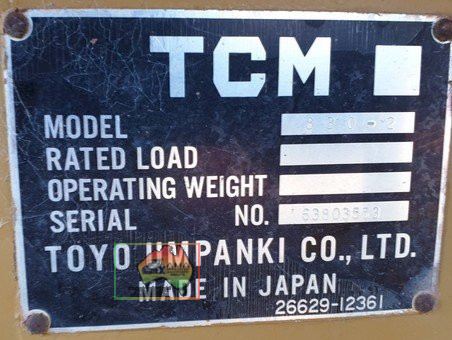 TCM 830-2 FRONT END LOADER