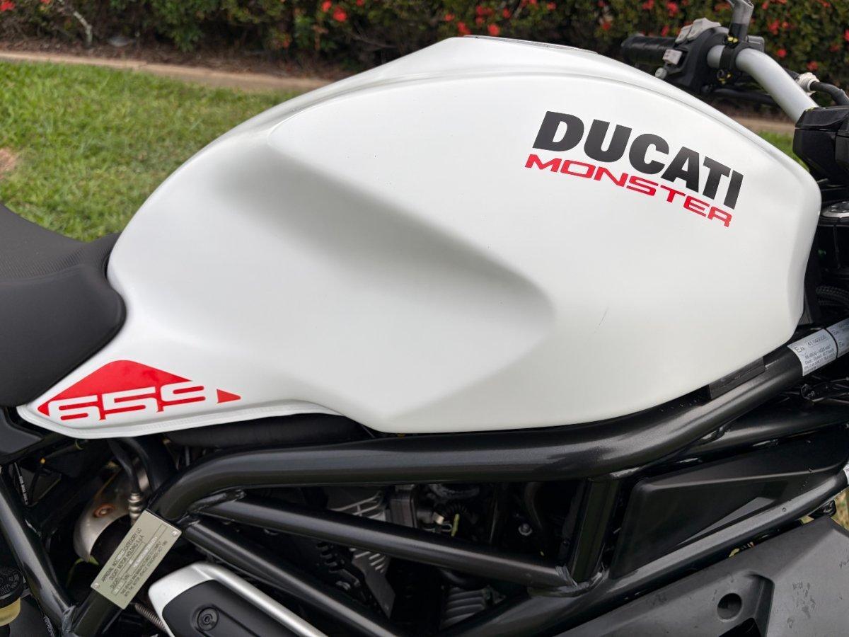 2021 DUCATI MONSTER 659 (WHITE) ROAD