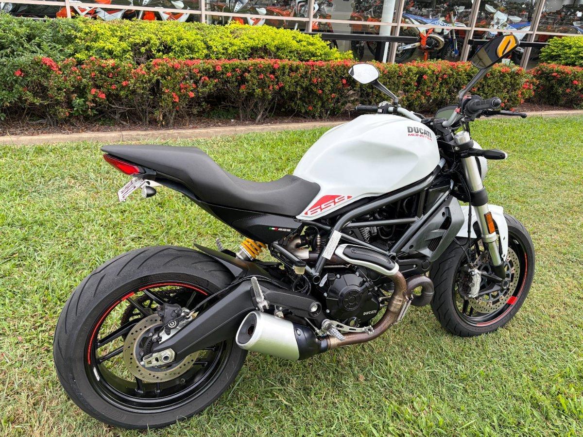 2021 DUCATI MONSTER 659 (WHITE) ROAD
