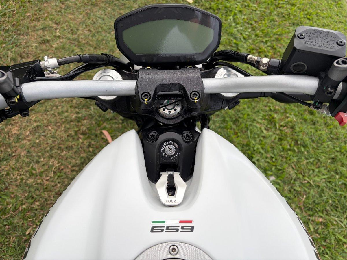 2021 DUCATI MONSTER 659 (WHITE) ROAD