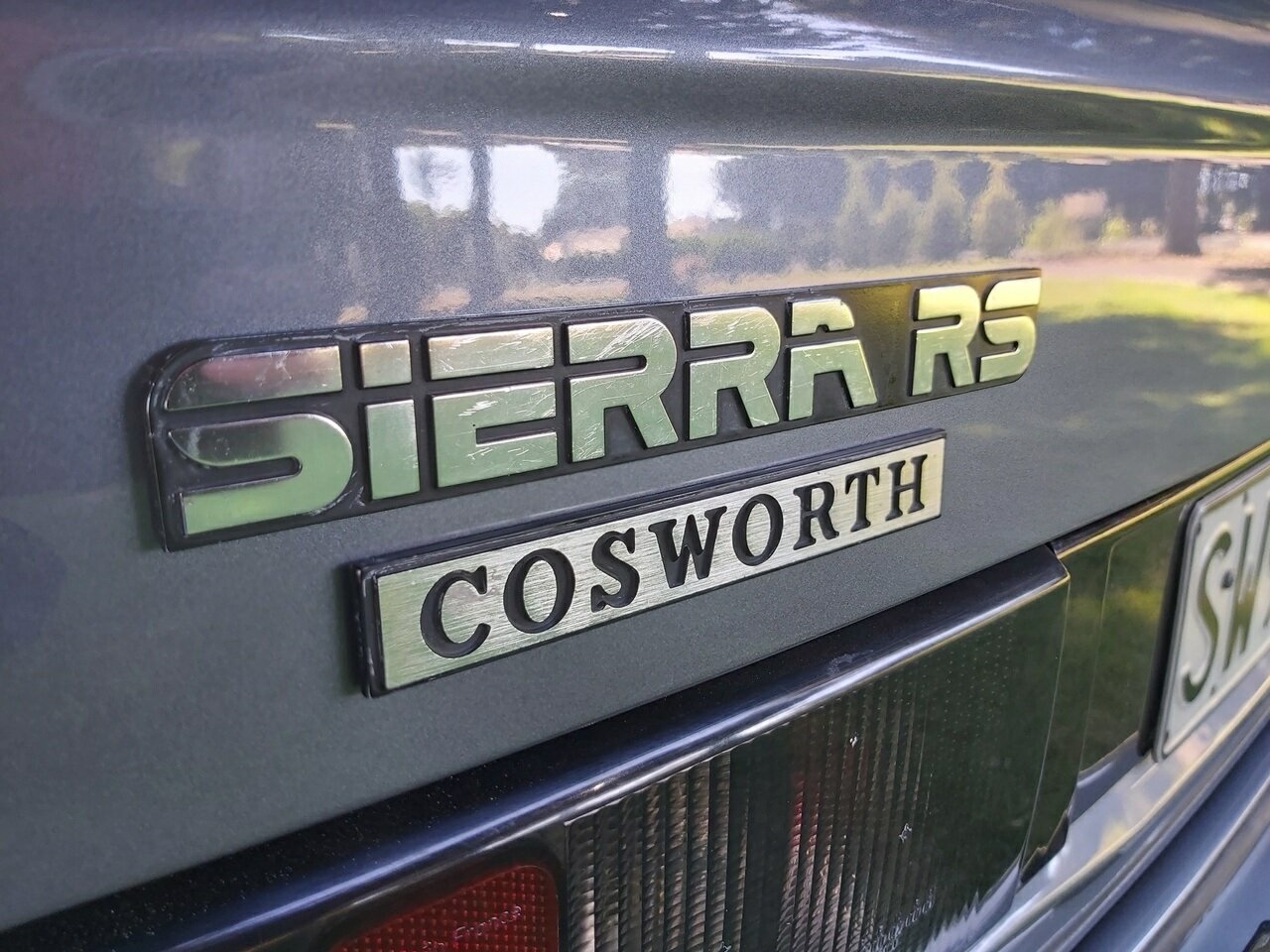1988 FORD SIERRA RS SAPPHIRE COSWORTH 5 SP MANUAL 4D SEDAN