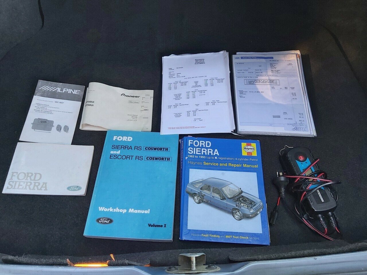 1988 FORD SIERRA RS SAPPHIRE COSWORTH 5 SP MANUAL 4D SEDAN