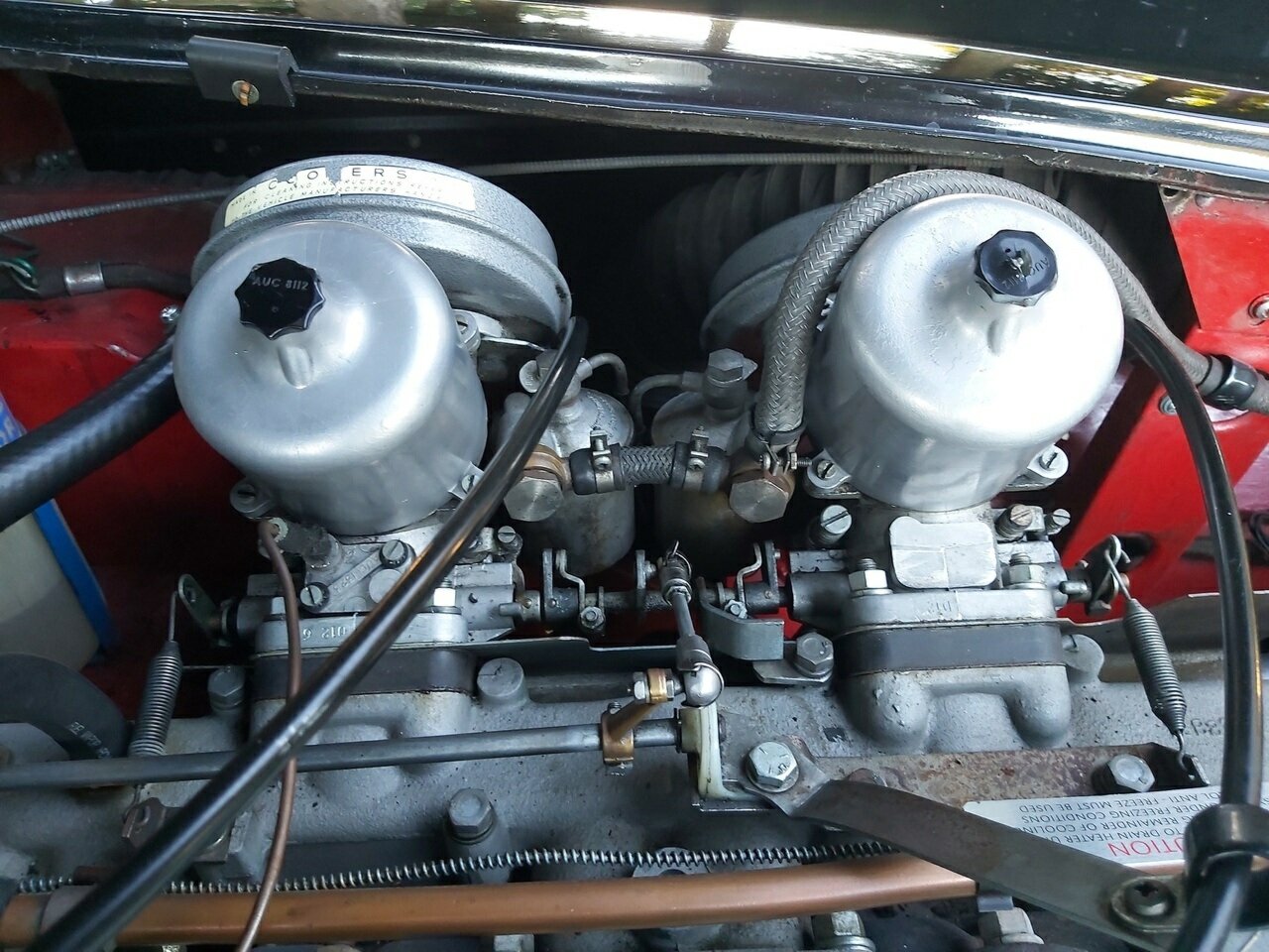 1967 AUSTIN HEALEY 3000 MK III 4 SP MANUAL + OVERDRIVE 2D CONVERTIBLE