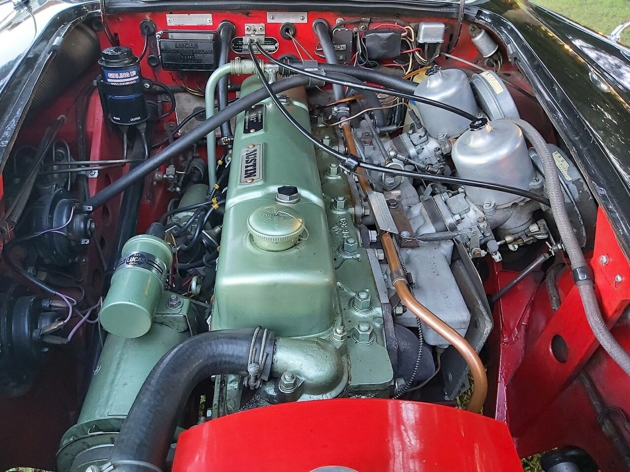 1967 AUSTIN HEALEY 3000 MK III 4 SP MANUAL + OVERDRIVE 2D CONVERTIBLE