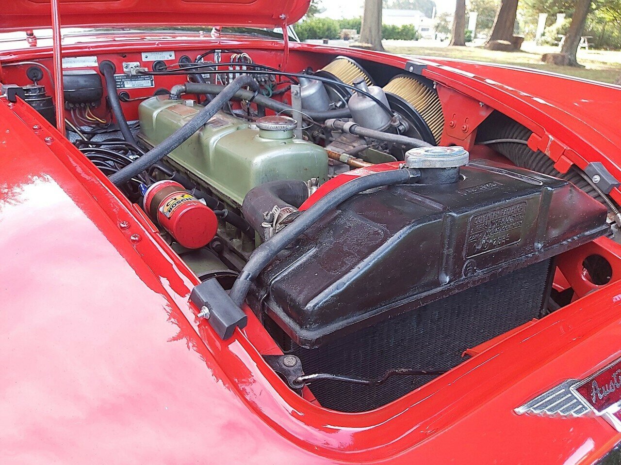 1963 AUSTIN HEALEY 3000 MK II BJ7 4 SP MAN + OVERDRIVE 2D CABRIOLET
