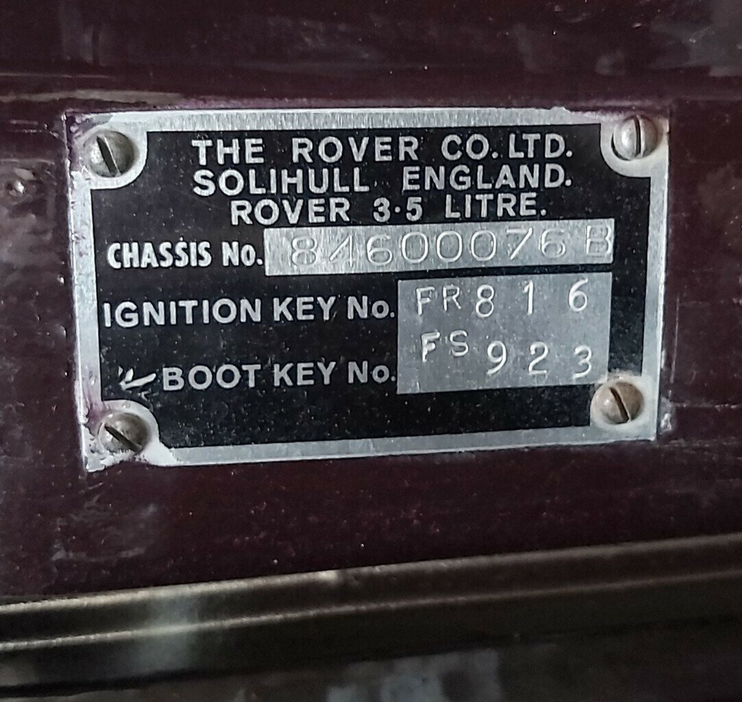 1969 ROVER P5B 3 SP AUTOMATIC 4D COUPE