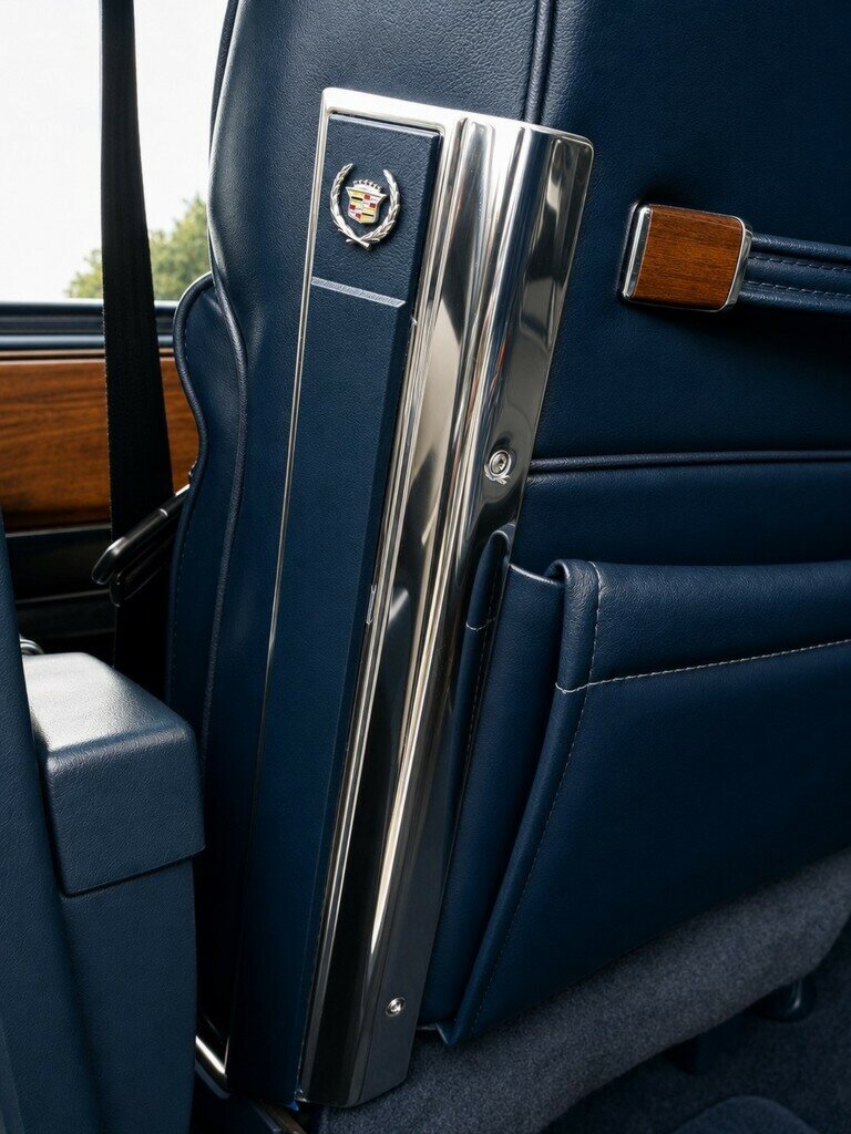 1987 CADILLAC FLEETWOOD BROUGHAM d'ELEGANCE AUTOMATIC 4D SEDAN