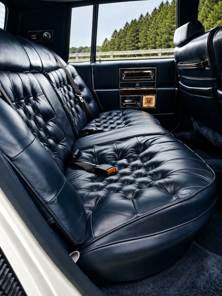 1987 CADILLAC FLEETWOOD BROUGHAM d'ELEGANCE AUTOMATIC 4D SEDAN