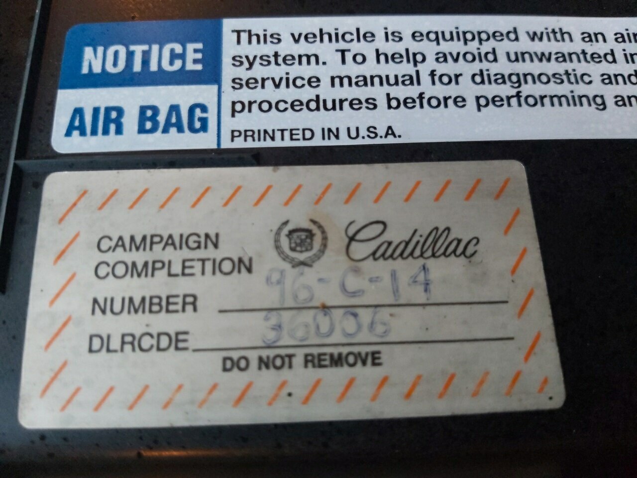 1996 CADILLAC FLEETWOOD BROUGHAM CONNOISEUR 4 SP AUTOMATIC 4D SEDAN