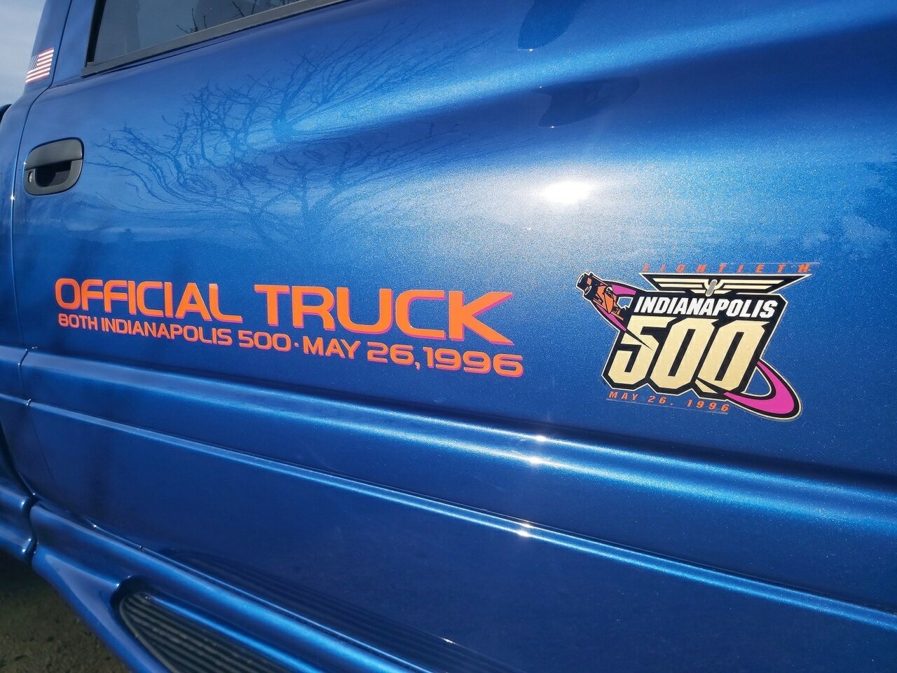 1996 DODGE RAM 1500 INDY 500 SPECIAL EDITION AUTOMATIC SINGLE CAB UTILITY