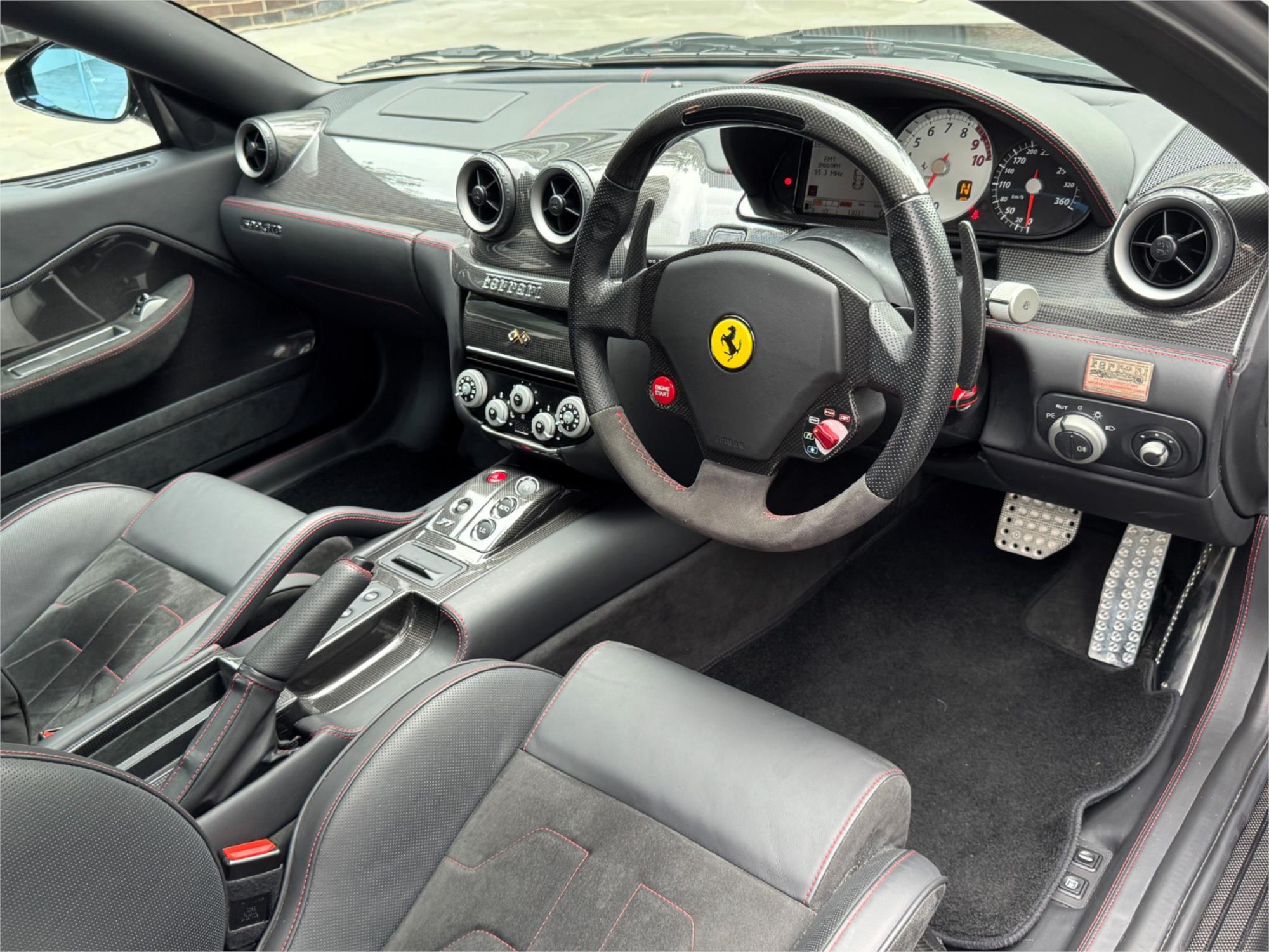 2010 FERRARI 599 FIORANO 6 SP MANUAL F1 SHIFT SEDAN