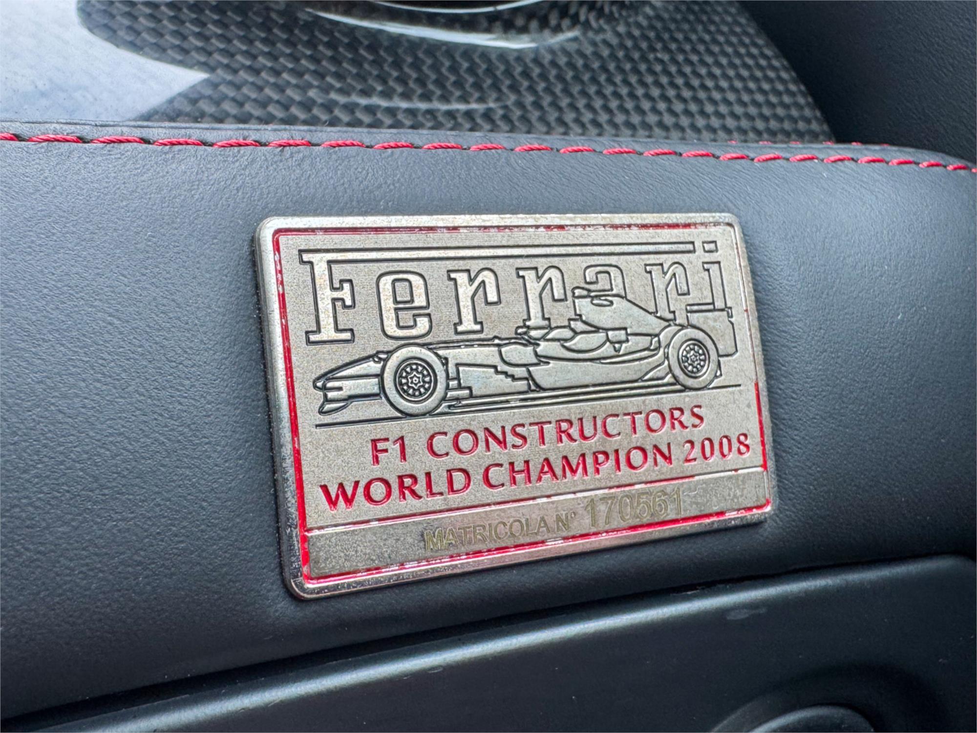 2010 FERRARI 599 FIORANO 6 SP MANUAL F1 SHIFT SEDAN