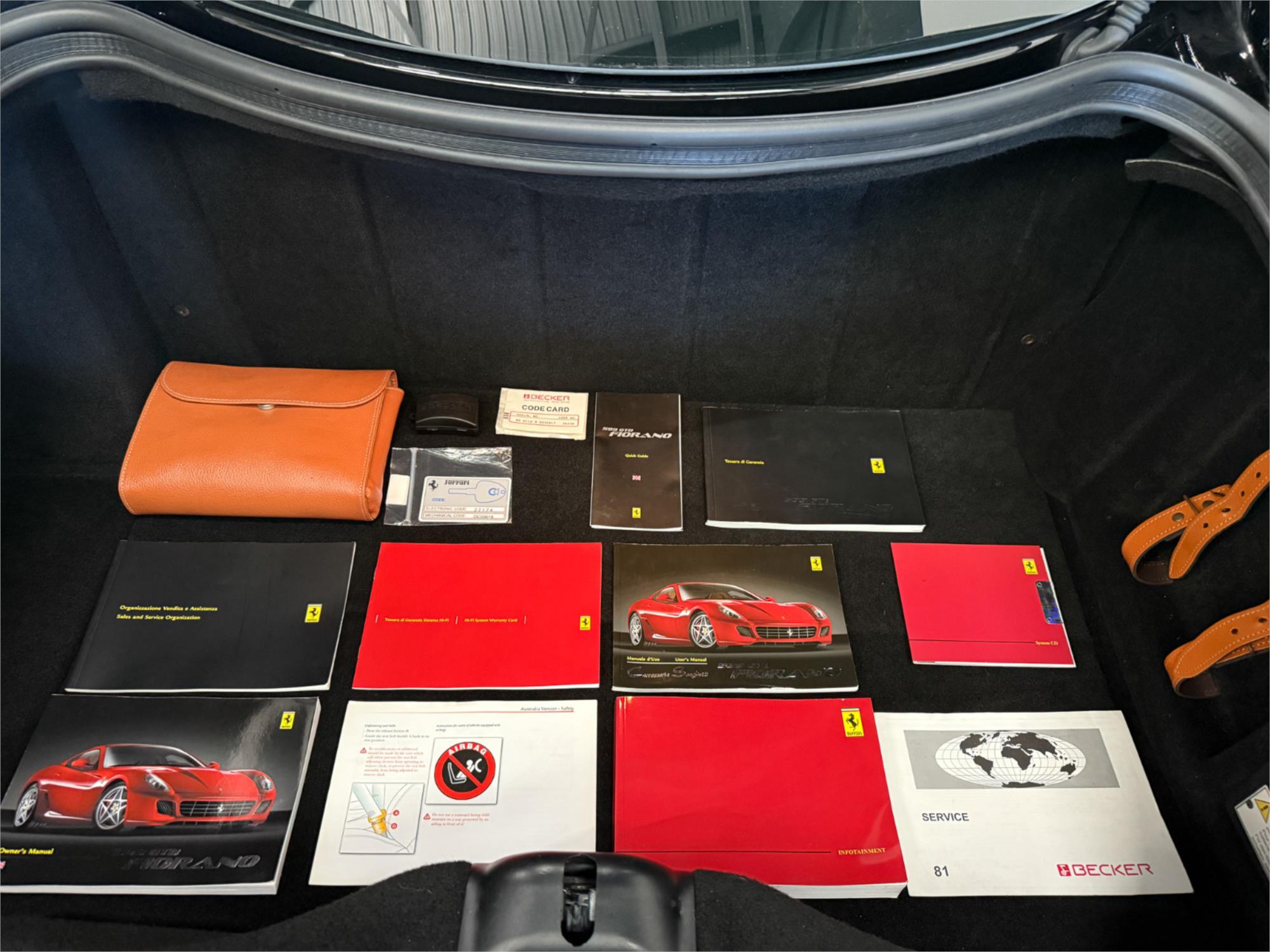 2010 FERRARI 599 FIORANO 6 SP MANUAL F1 SHIFT SEDAN