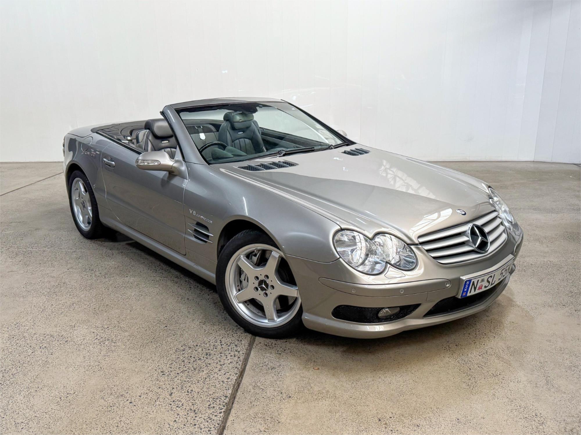 2002 MERCEDES-BENZ SL R230 55 AMG 5 SP AUTOMATIC TOUCHSHIFT 2D CONVERTIBLE