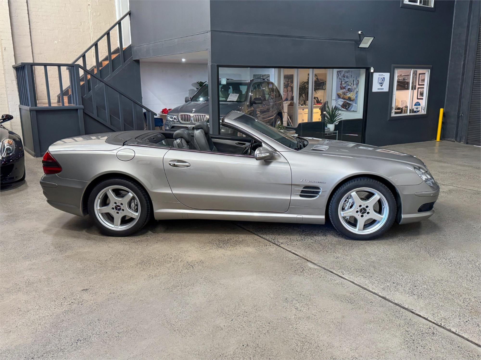 2002 MERCEDES-BENZ SL R230 55 AMG 5 SP AUTOMATIC TOUCHSHIFT 2D CONVERTIBLE