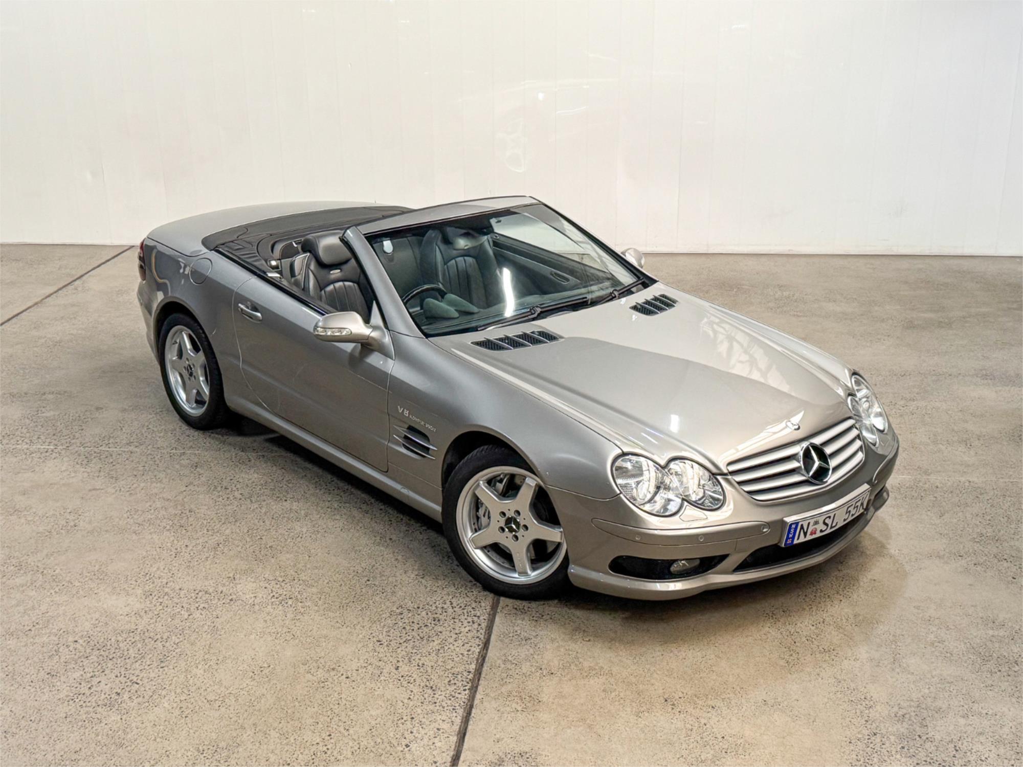 2002 MERCEDES-BENZ SL R230 55 AMG 5 SP AUTOMATIC TOUCHSHIFT 2D CONVERTIBLE