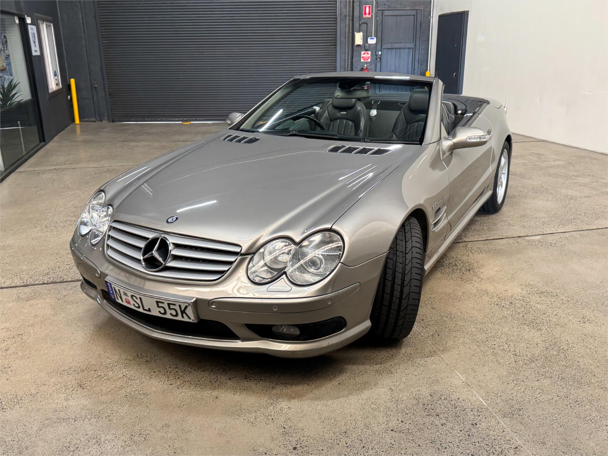 2002 MERCEDES-BENZ SL R230 55 AMG 5 SP AUTOMATIC TOUCHSHIFT 2D CONVERTIBLE