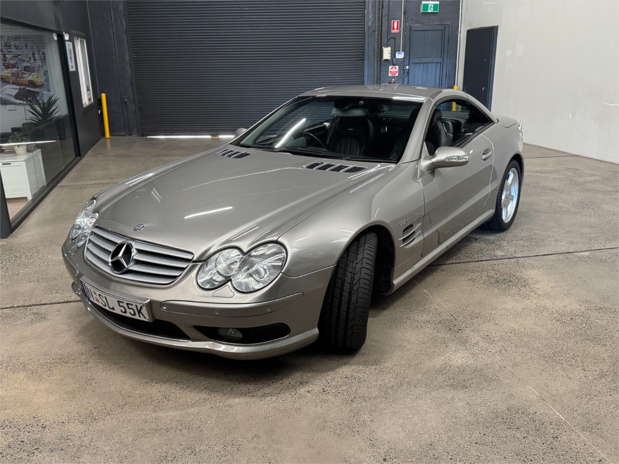 2002 MERCEDES-BENZ SL R230 55 AMG 5 SP AUTOMATIC TOUCHSHIFT 2D CONVERTIBLE