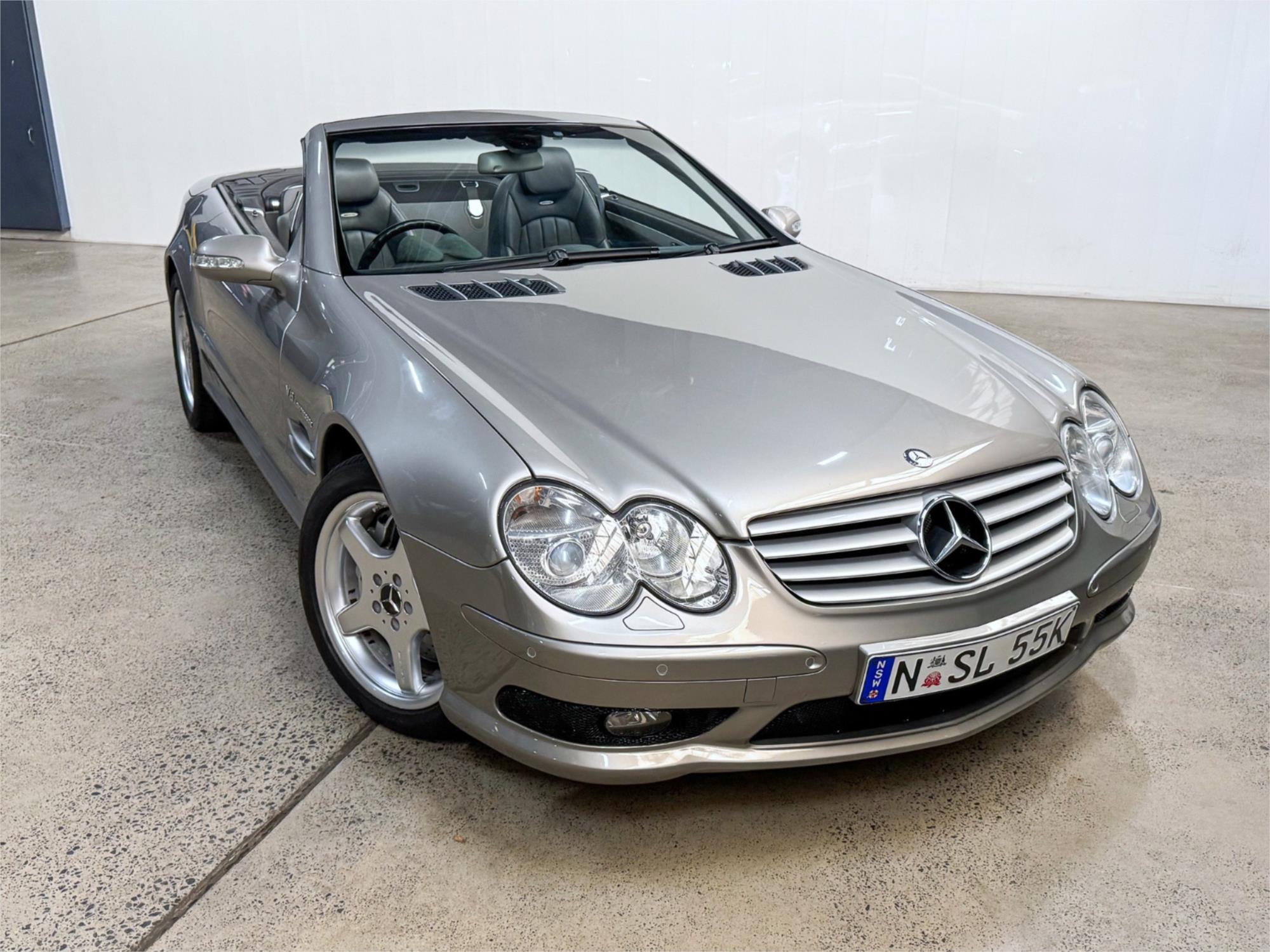 2002 MERCEDES-BENZ SL R230 55 AMG 5 SP AUTOMATIC TOUCHSHIFT 2D CONVERTIBLE