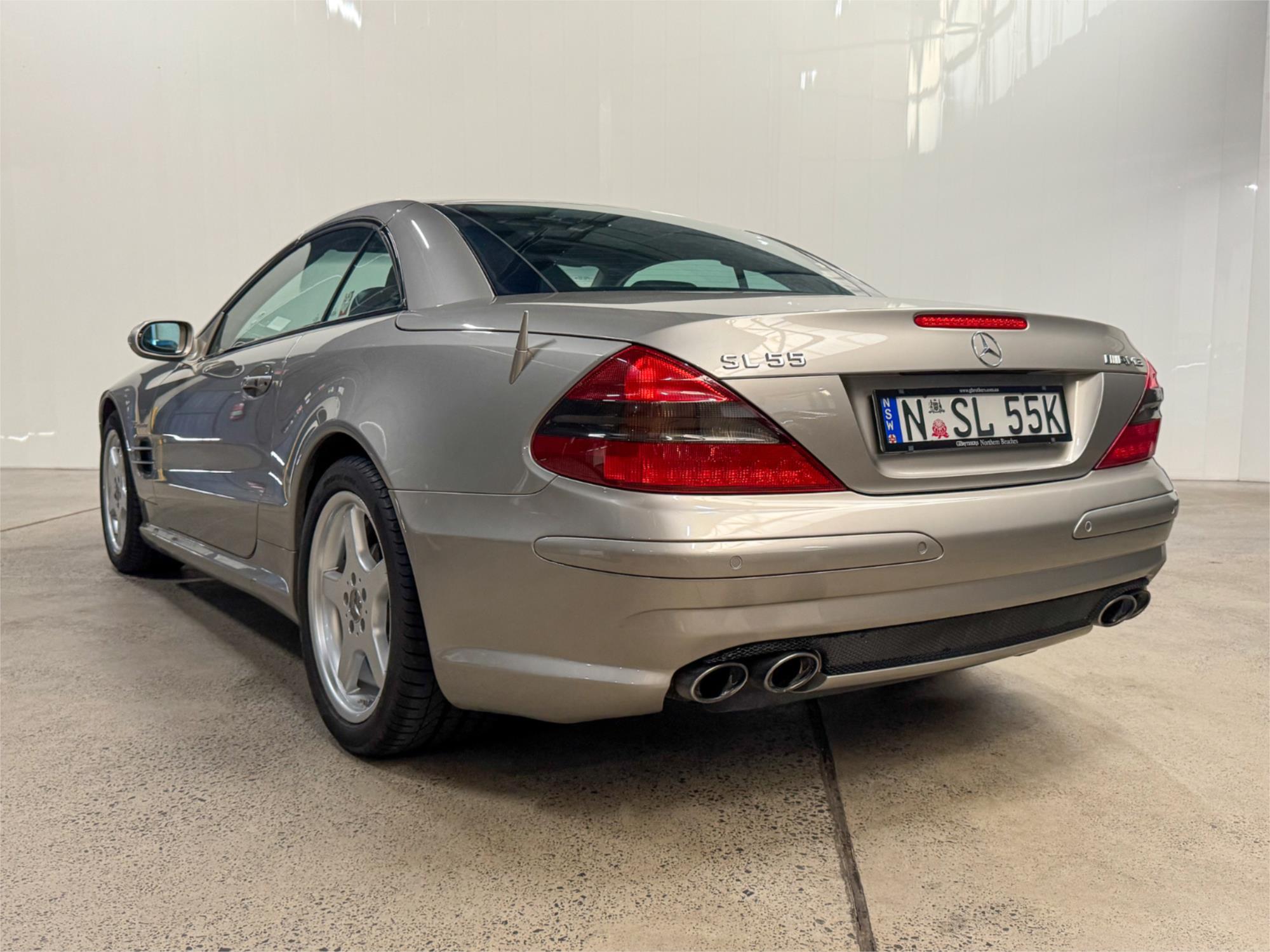 2002 MERCEDES-BENZ SL R230 55 AMG 5 SP AUTOMATIC TOUCHSHIFT 2D CONVERTIBLE