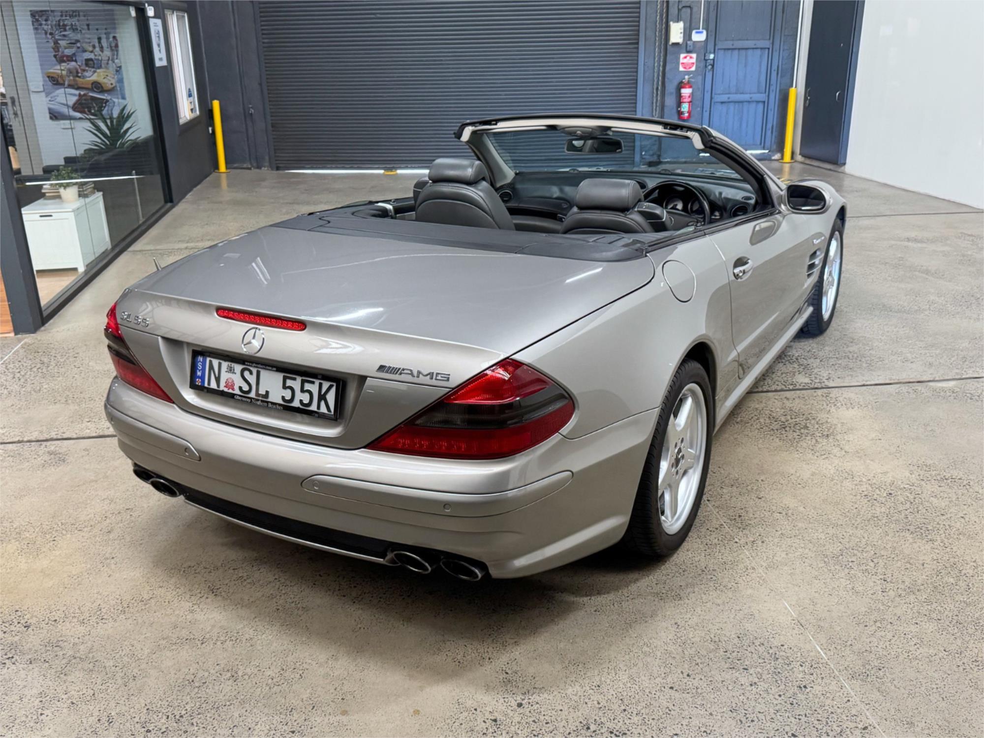 2002 MERCEDES-BENZ SL R230 55 AMG 5 SP AUTOMATIC TOUCHSHIFT 2D CONVERTIBLE