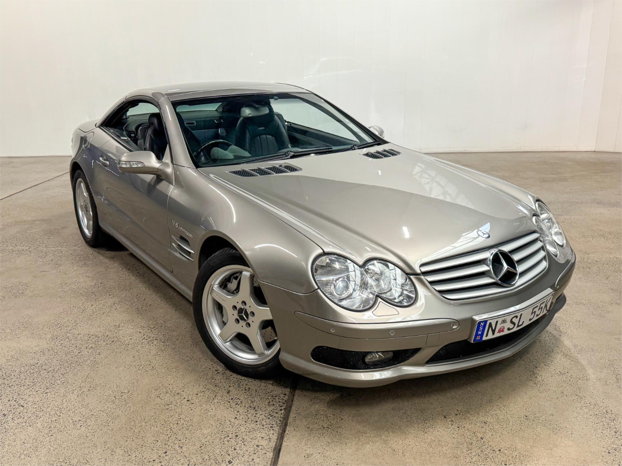 2002 MERCEDES-BENZ SL R230 55 AMG 5 SP AUTOMATIC TOUCHSHIFT 2D CONVERTIBLE