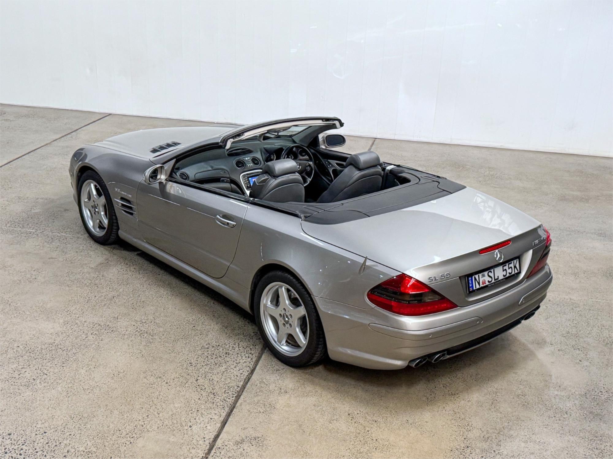 2002 MERCEDES-BENZ SL R230 55 AMG 5 SP AUTOMATIC TOUCHSHIFT 2D CONVERTIBLE
