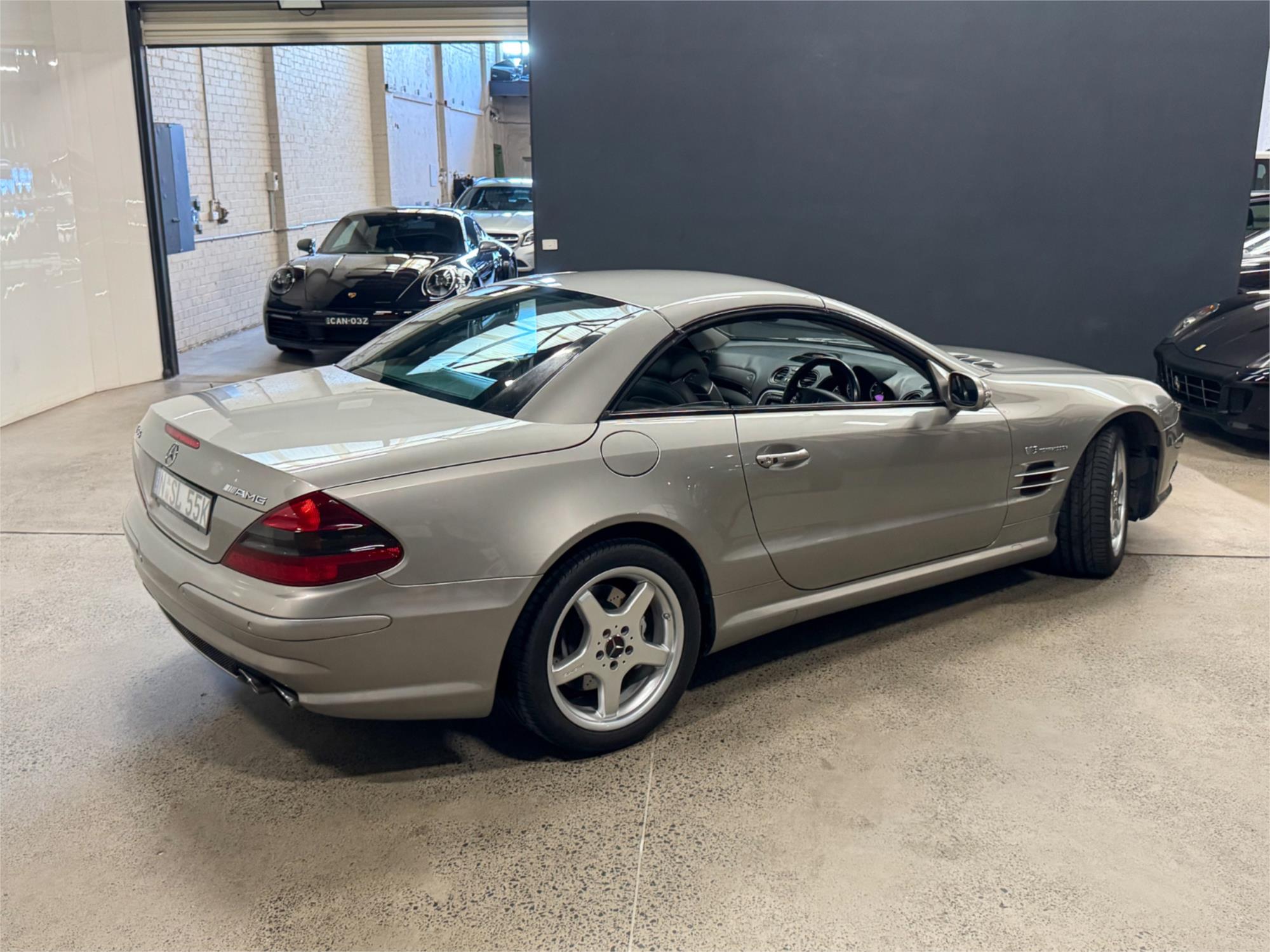 2002 MERCEDES-BENZ SL R230 55 AMG 5 SP AUTOMATIC TOUCHSHIFT 2D CONVERTIBLE