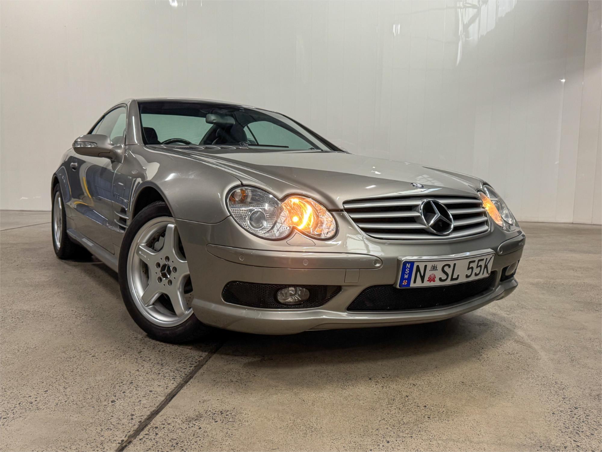 2002 MERCEDES-BENZ SL R230 55 AMG 5 SP AUTOMATIC TOUCHSHIFT 2D CONVERTIBLE