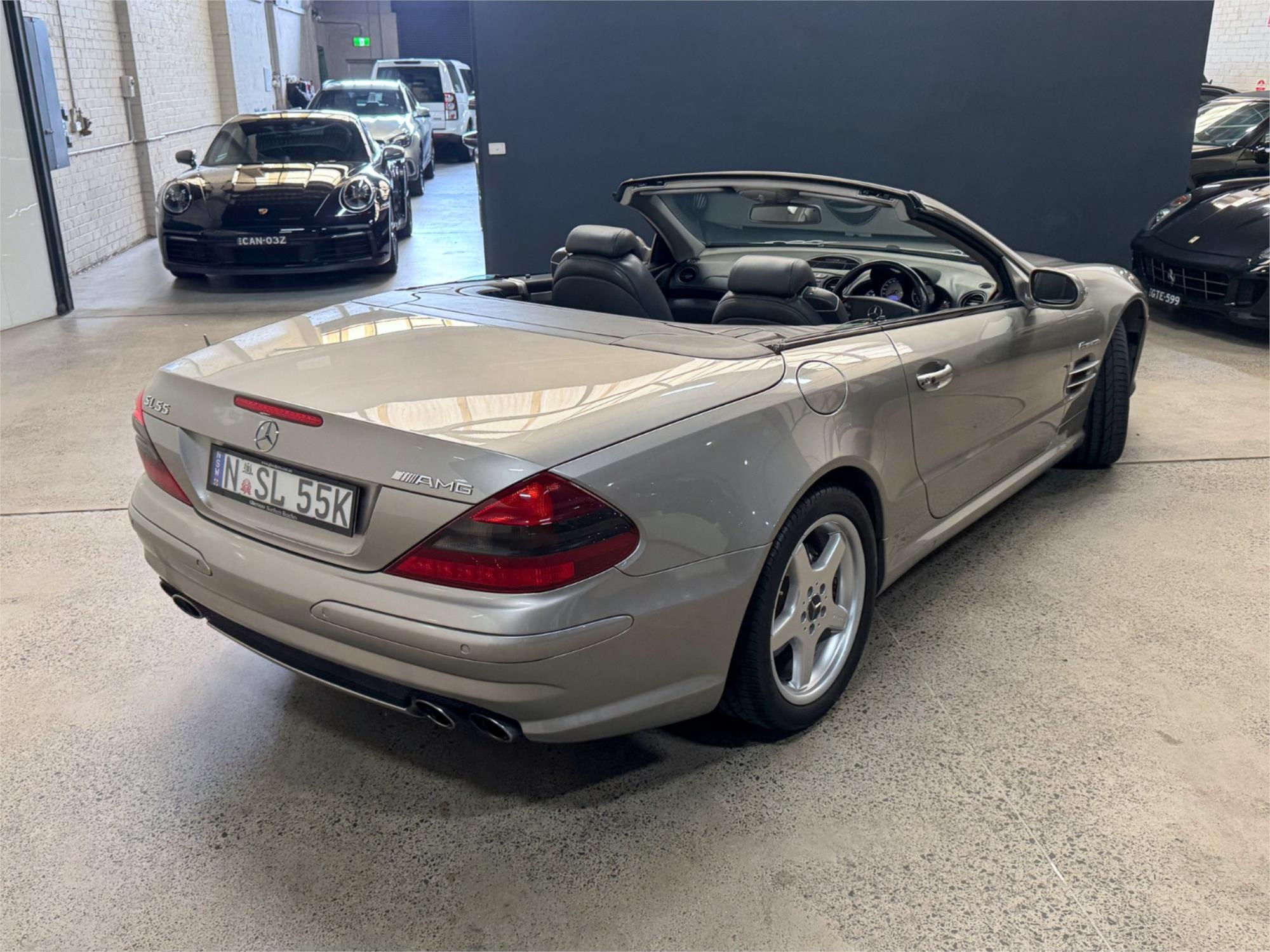 2002 MERCEDES-BENZ SL R230 55 AMG 5 SP AUTOMATIC TOUCHSHIFT 2D CONVERTIBLE