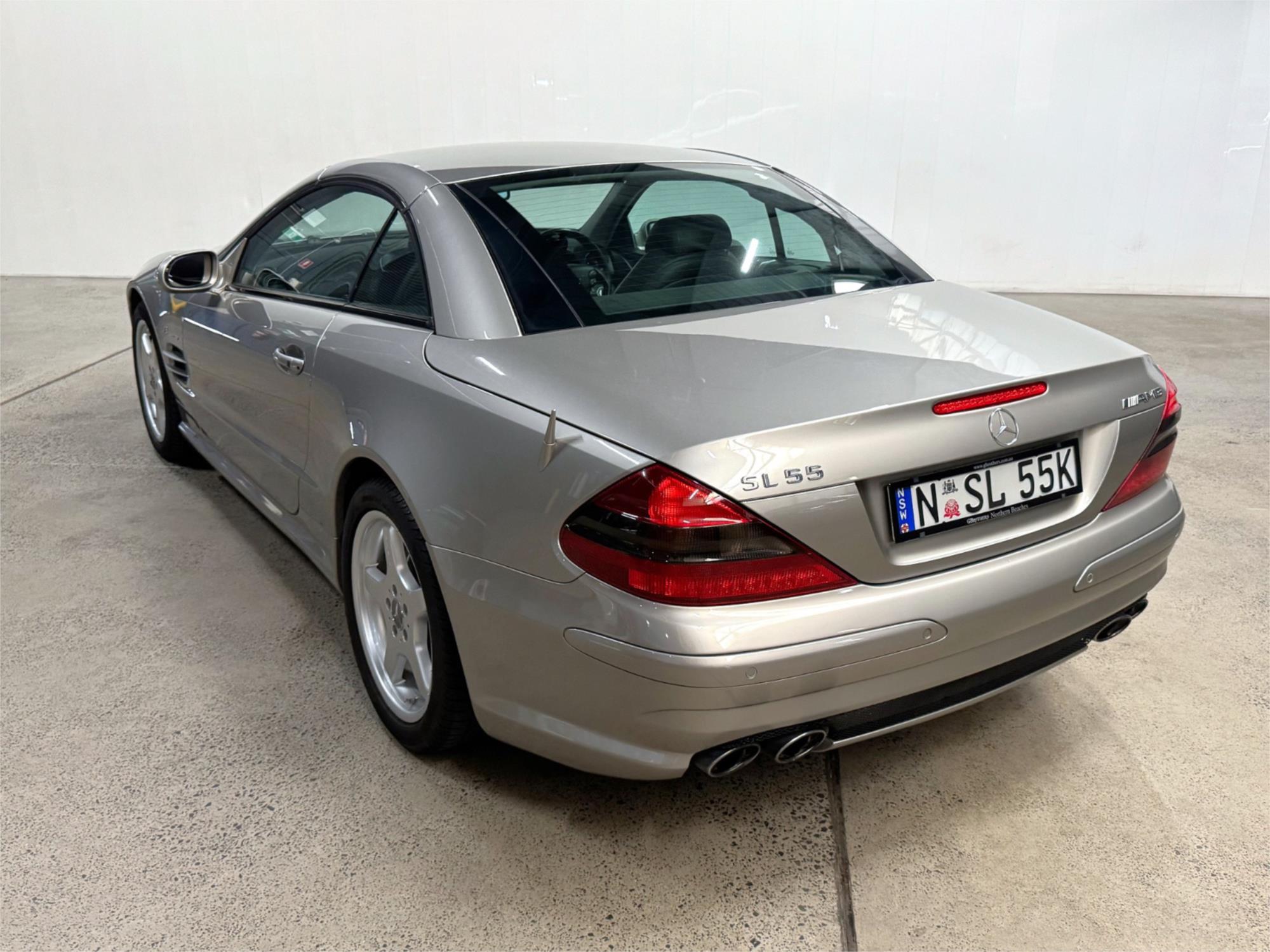 2002 MERCEDES-BENZ SL R230 55 AMG 5 SP AUTOMATIC TOUCHSHIFT 2D CONVERTIBLE