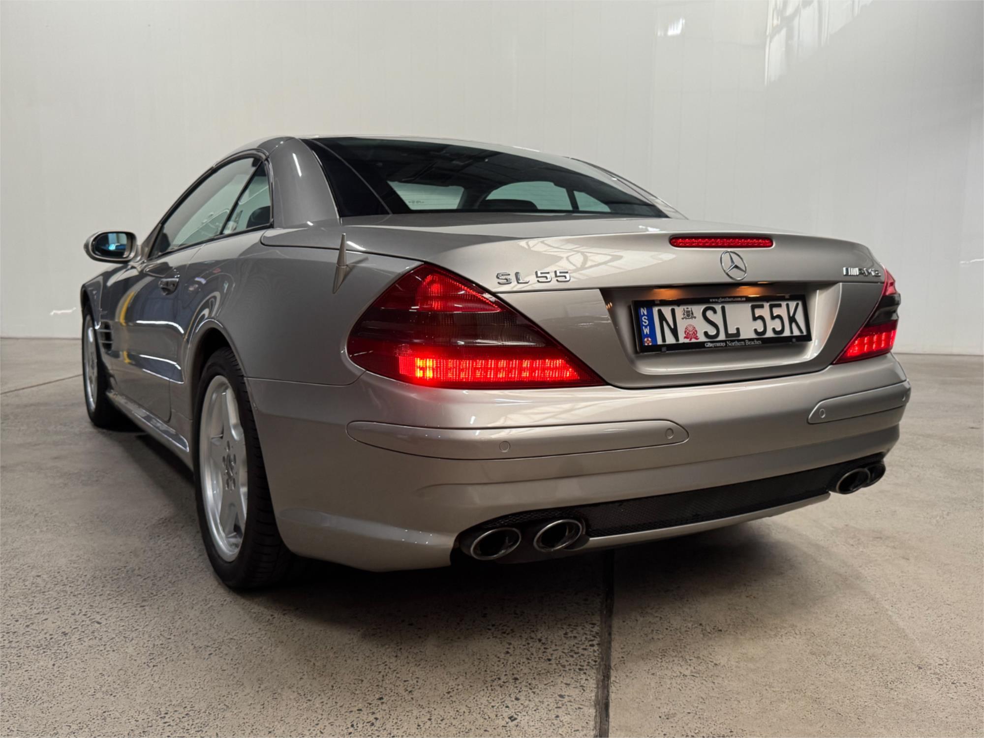 2002 MERCEDES-BENZ SL R230 55 AMG 5 SP AUTOMATIC TOUCHSHIFT 2D CONVERTIBLE